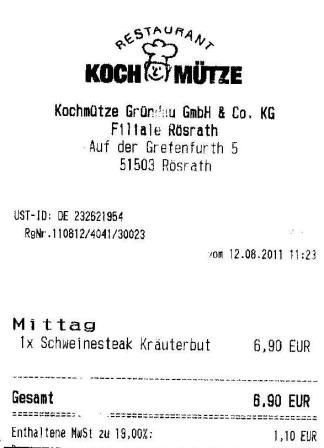 mdie Hffner Kochmtze Restaurant